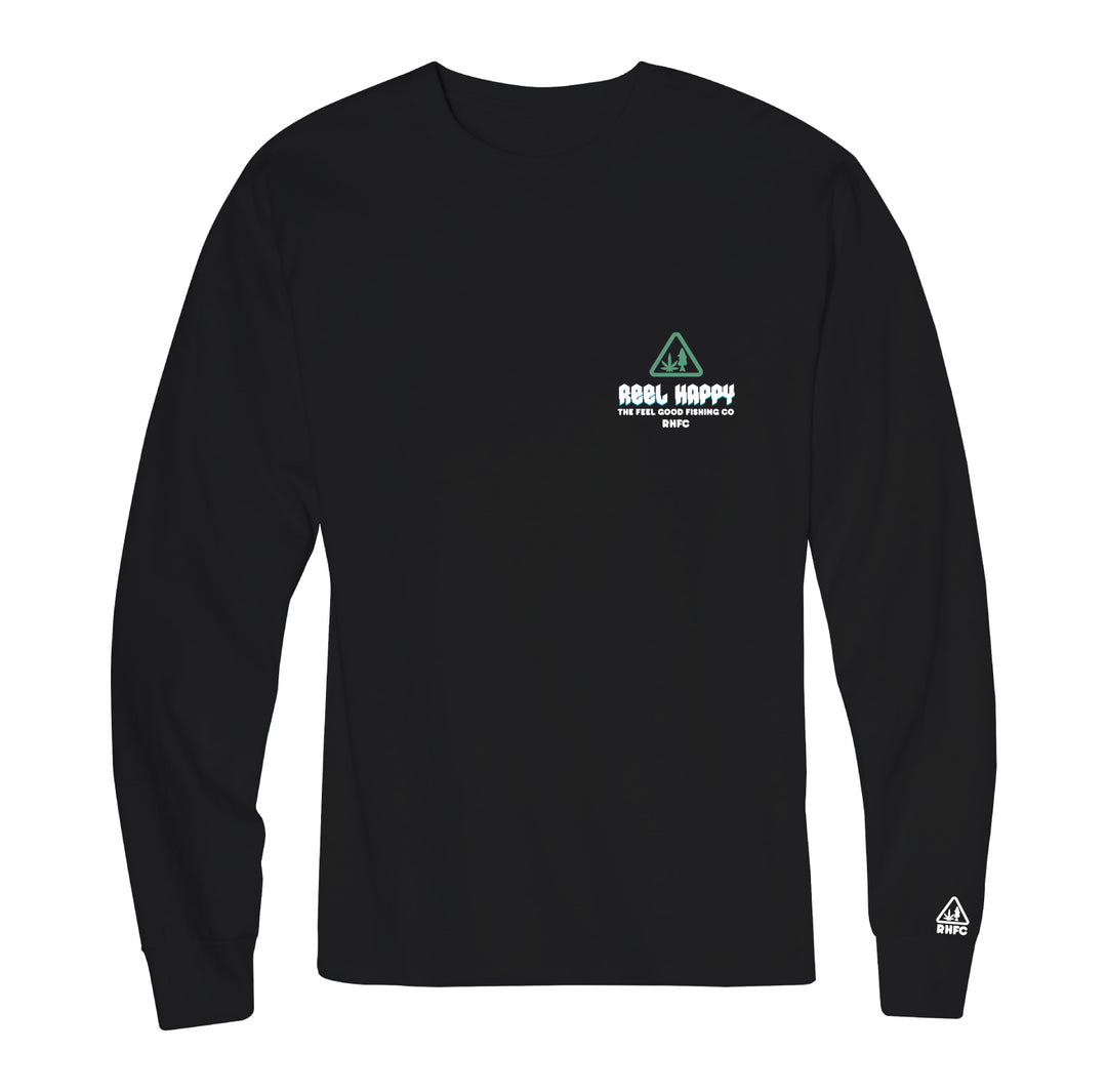Smokey Vibes LS Tee - Black