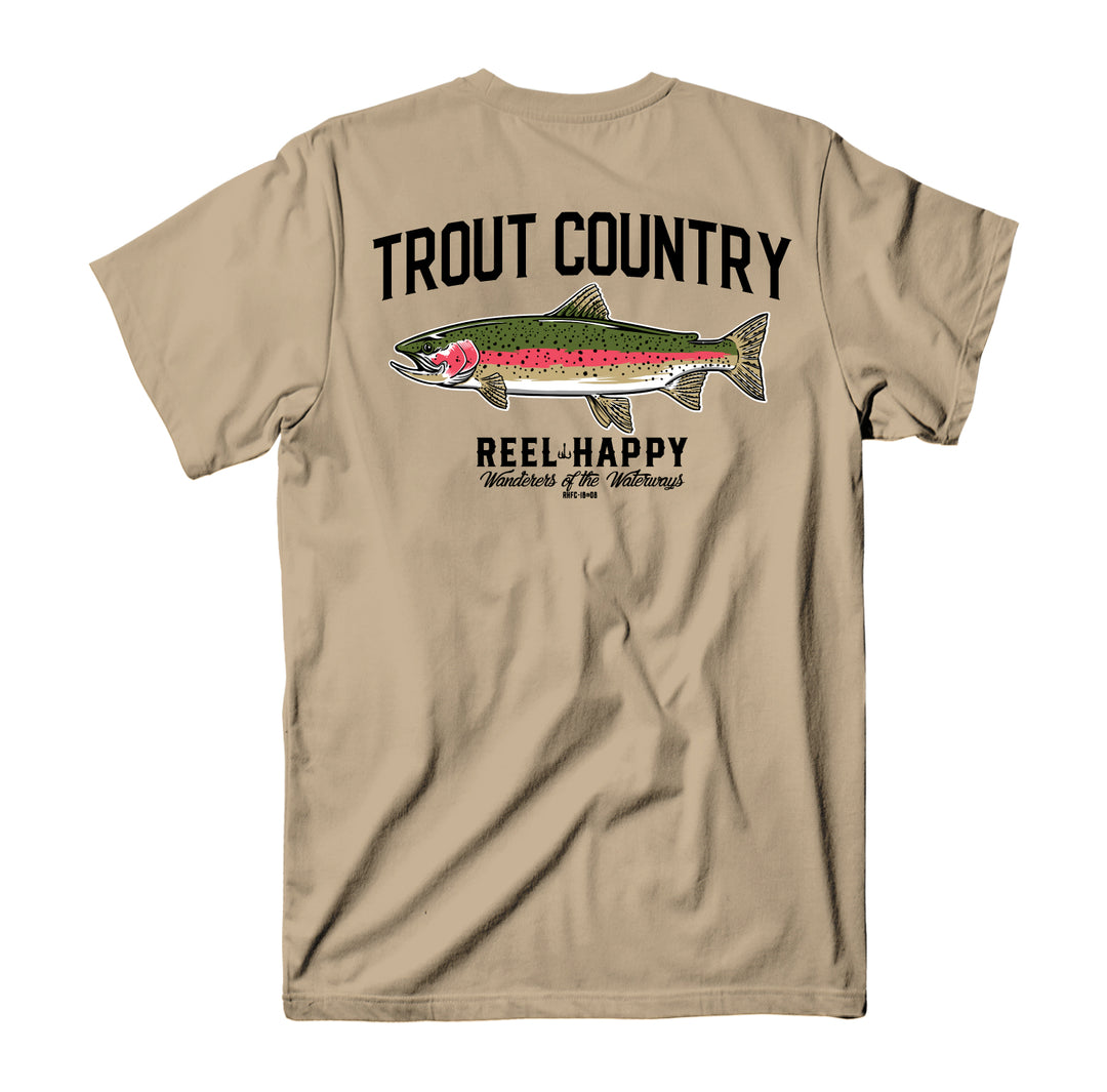 Trout Country Tee - Sand