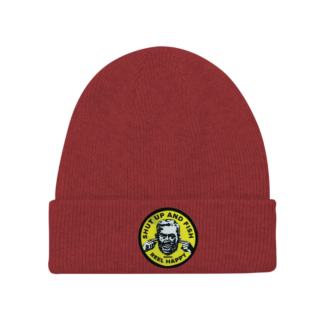 Hear No Evil Beanie - Red