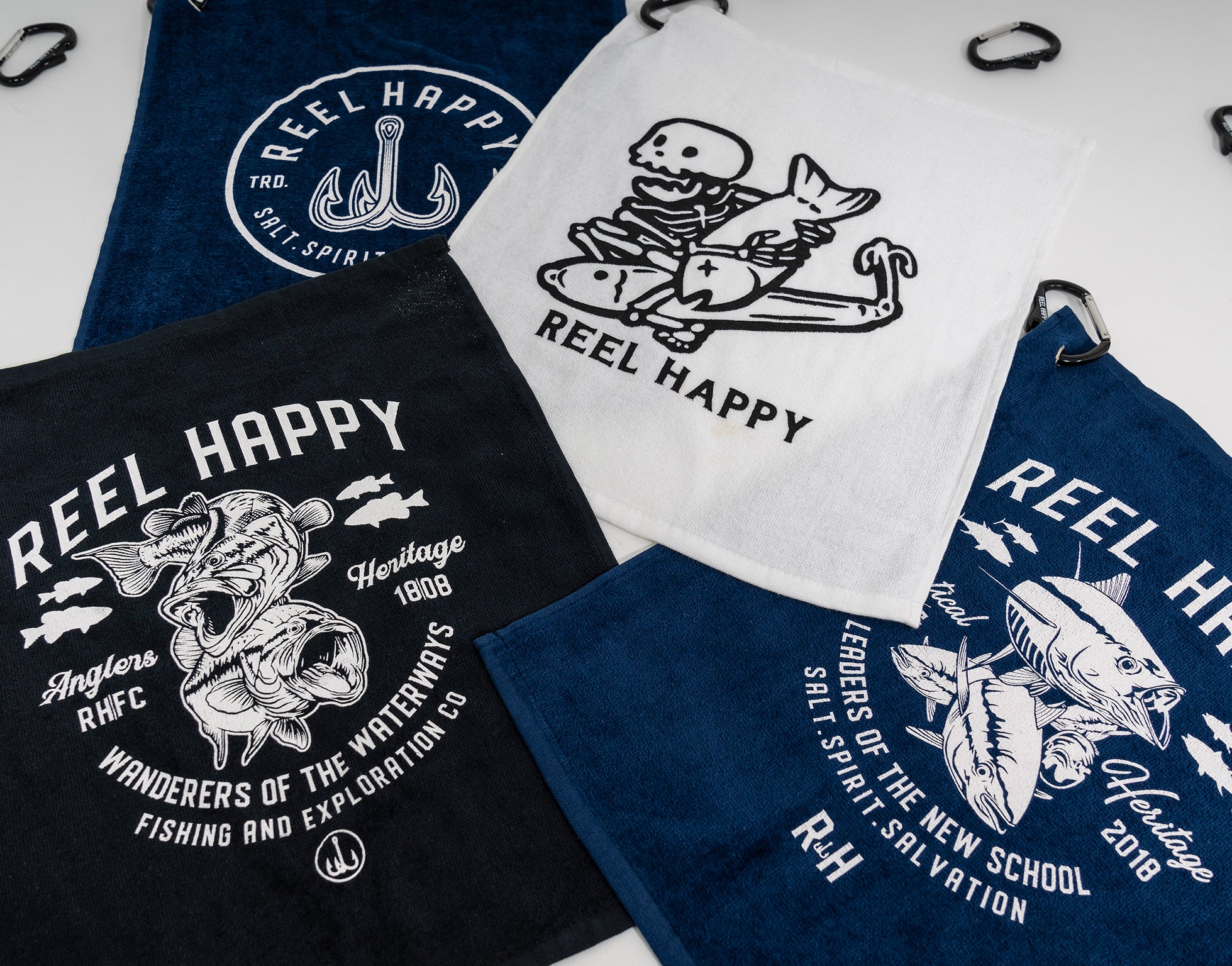 True School Towel - Navy - Reel Happy Co