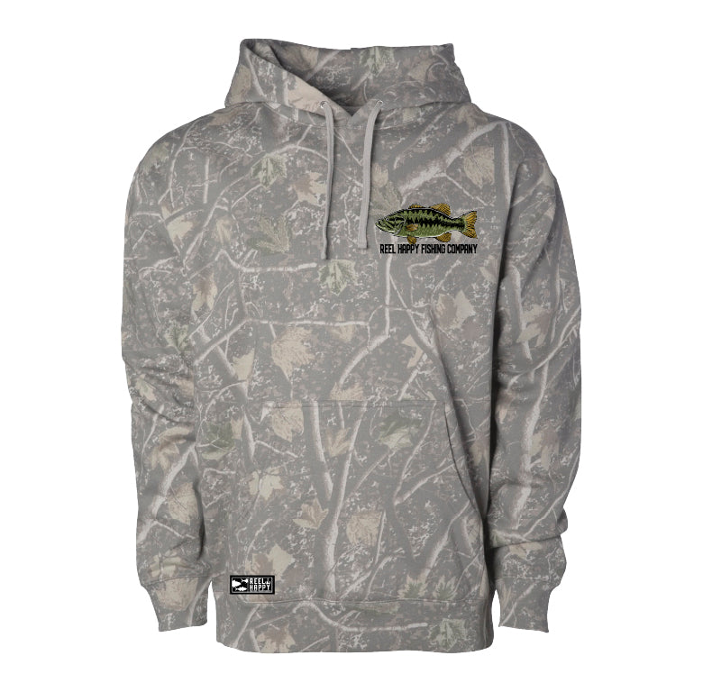 Bass Country Hoodie - Deadwood Camo - Reel Happy Co