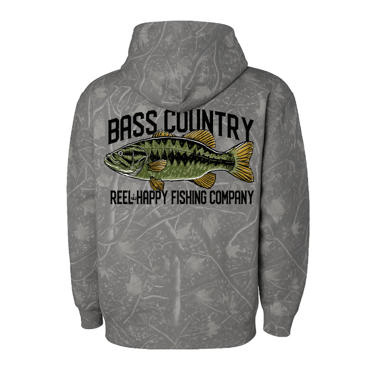 Bass Country Hoodie - Deadwood Camo - Reel Happy Co