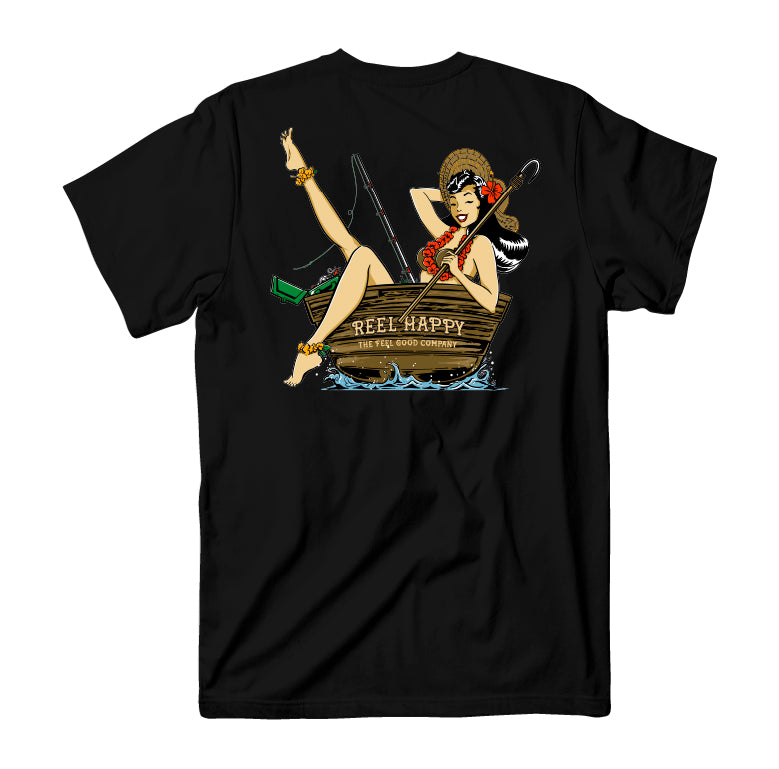 Easy Life Tee - Black - Reel Happy Co