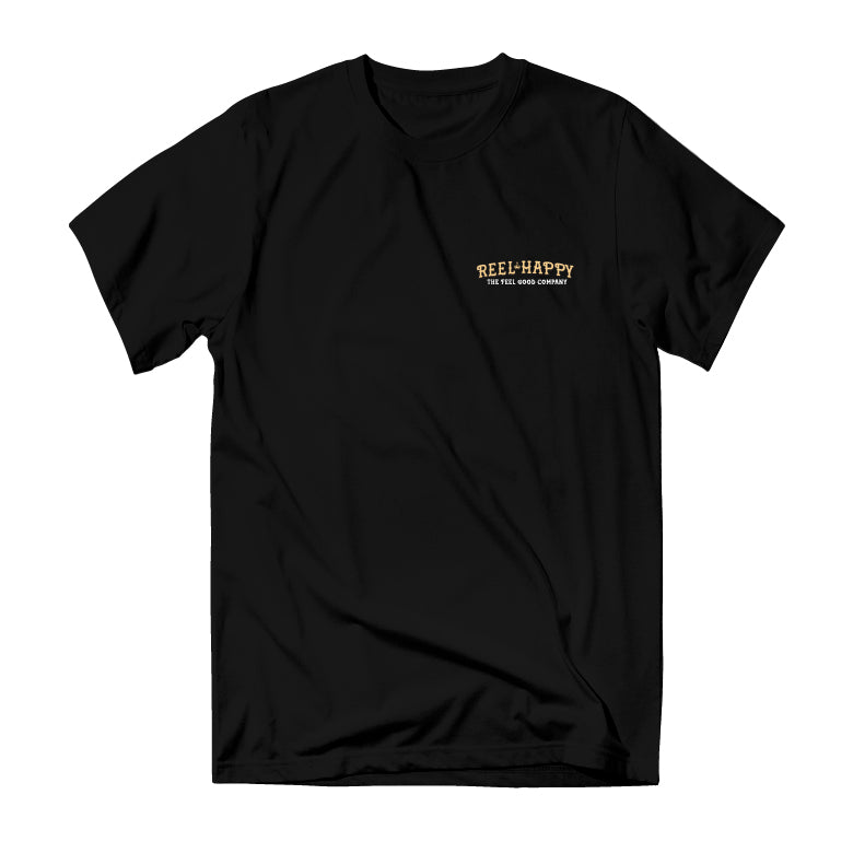 Easy Life Tee - Black - Reel Happy Co