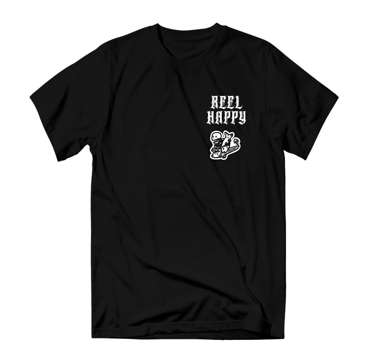 Fish & Bones Tee - Black - Reel Happy Co
