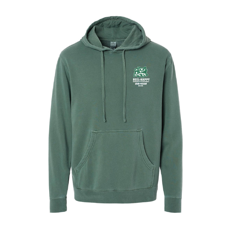 Hirame Hoodie - Pigment Alpine Green
