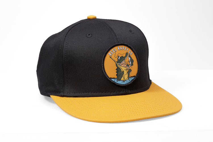 Costazul Reel Good Times Snapback Cap - Khaki Heather