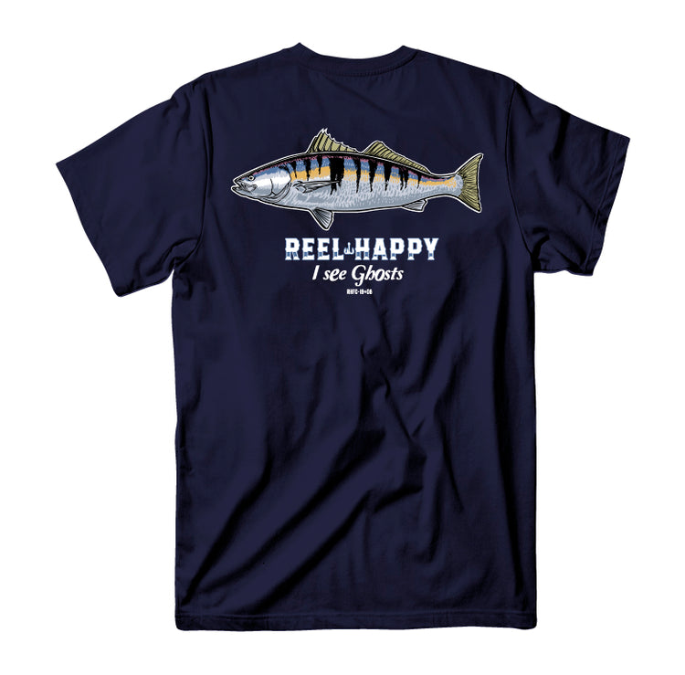 I See Ghosts Tee - Navy - Reel Happy Co