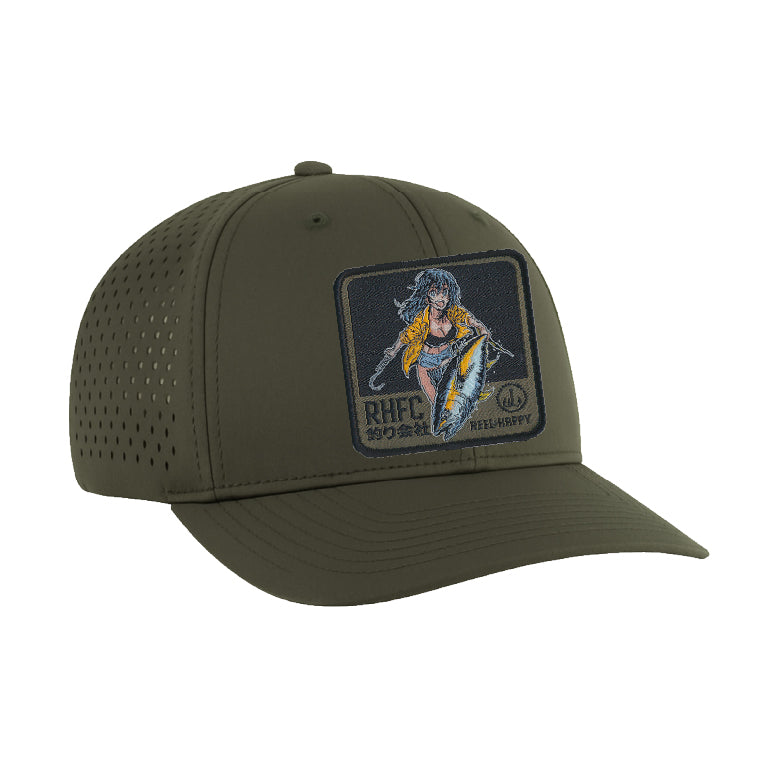 Maguro Performance Trucker - Olive Green - Reel Happy Co