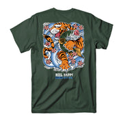 Tiger Style Tee - Forest Green