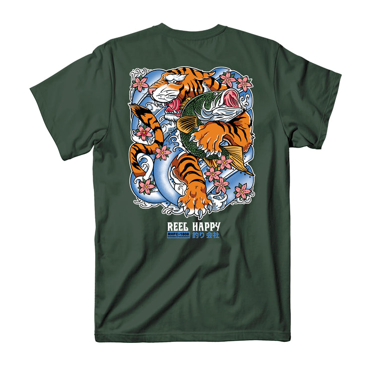 Tiger Style Tee - Forest Green