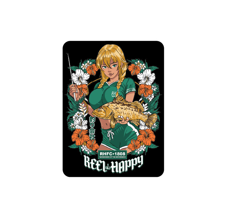 Goldie Sticker - Reel Happy Co