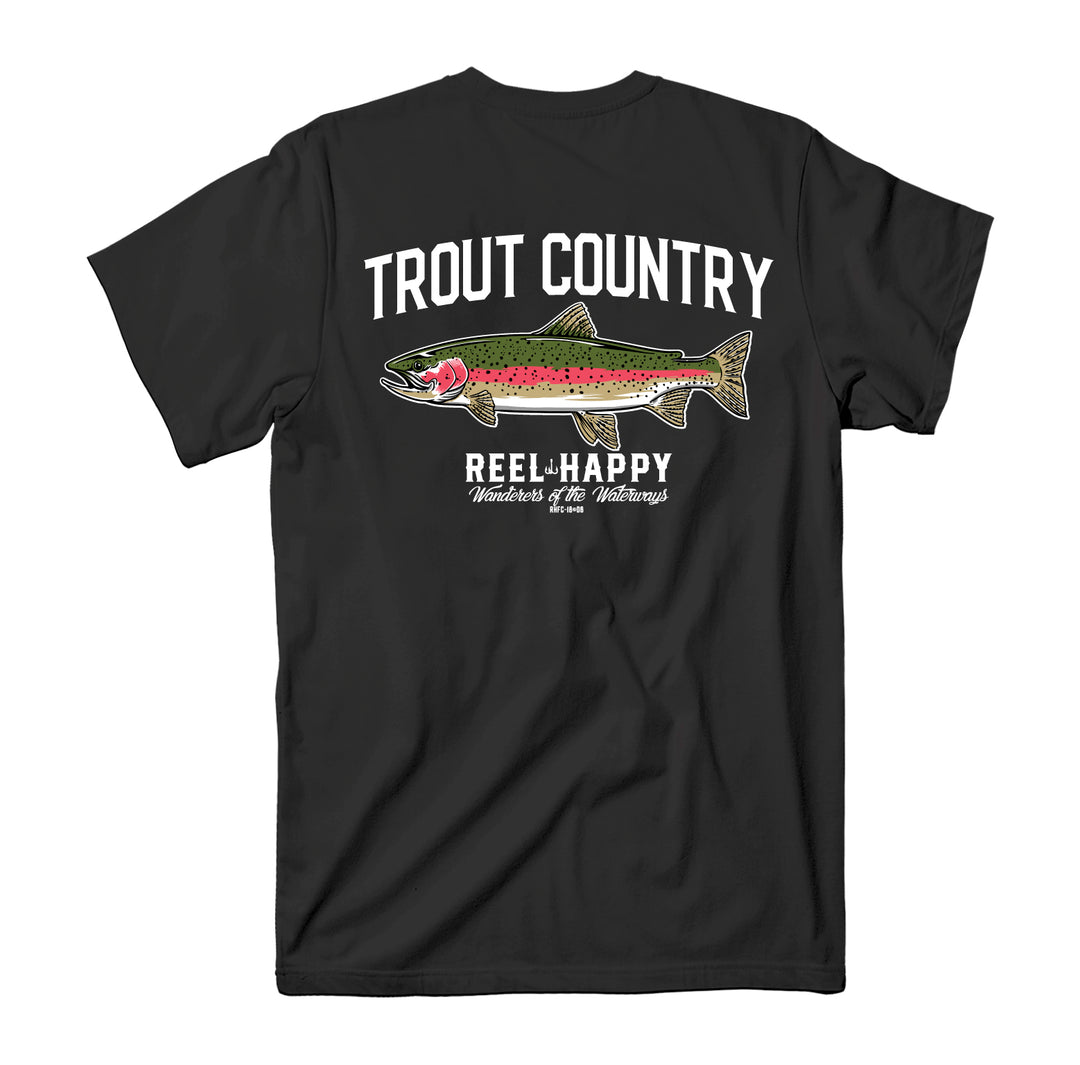 Trout Country Tee - Black