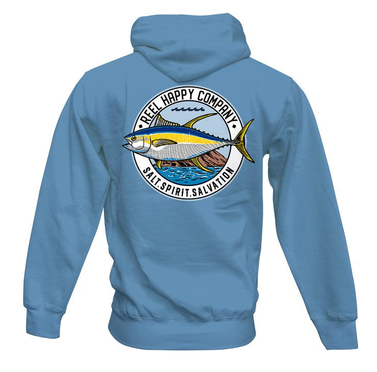Coronado Cruiser Hoodie - Columbia Blue - Reel Happy Co