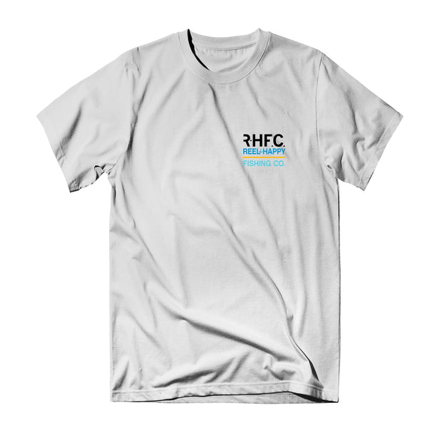 Tuna Stack Tee - White - Reel Happy Co