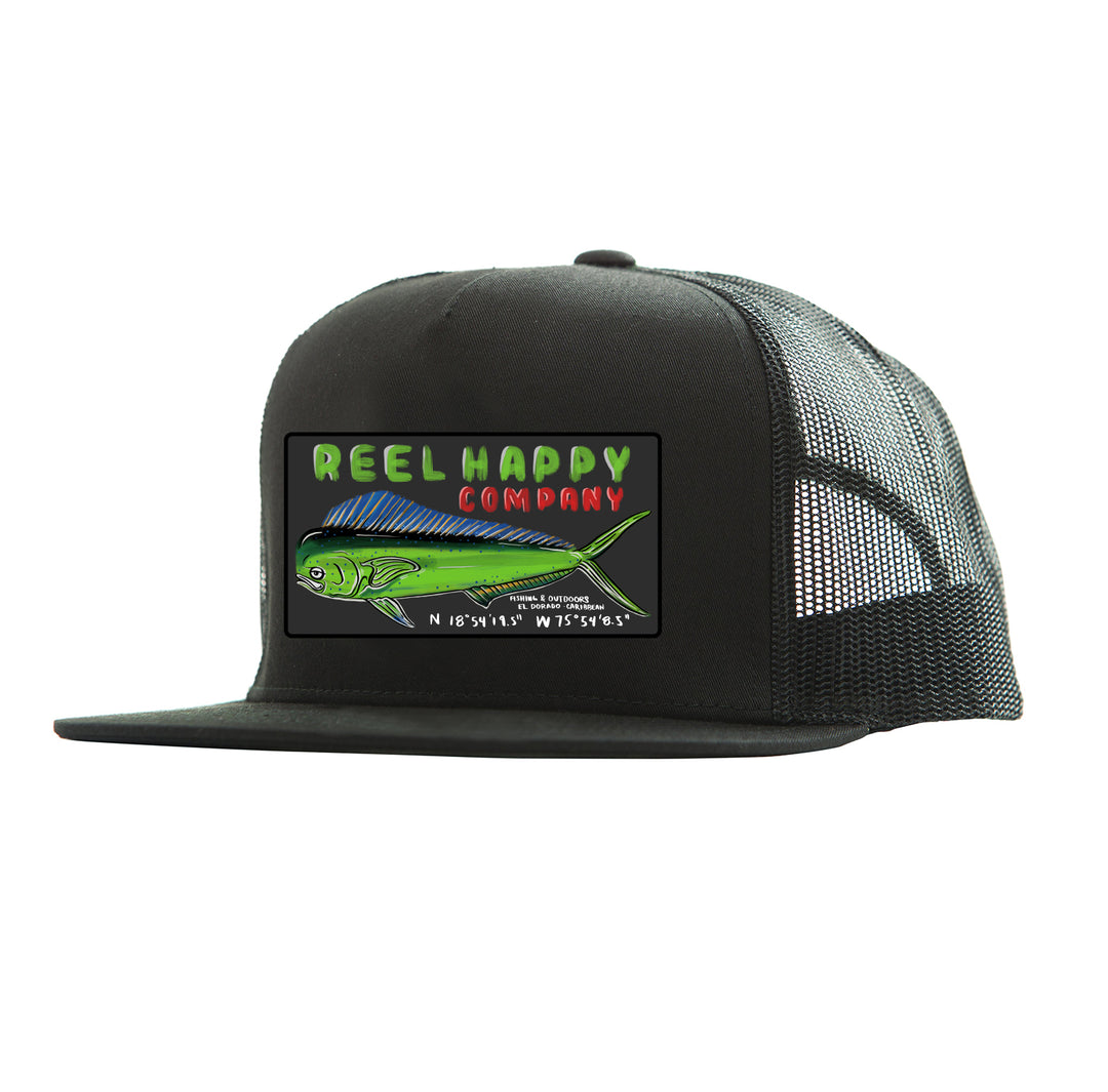 Dorado Sign Trucker - Black - Reel Happy Co