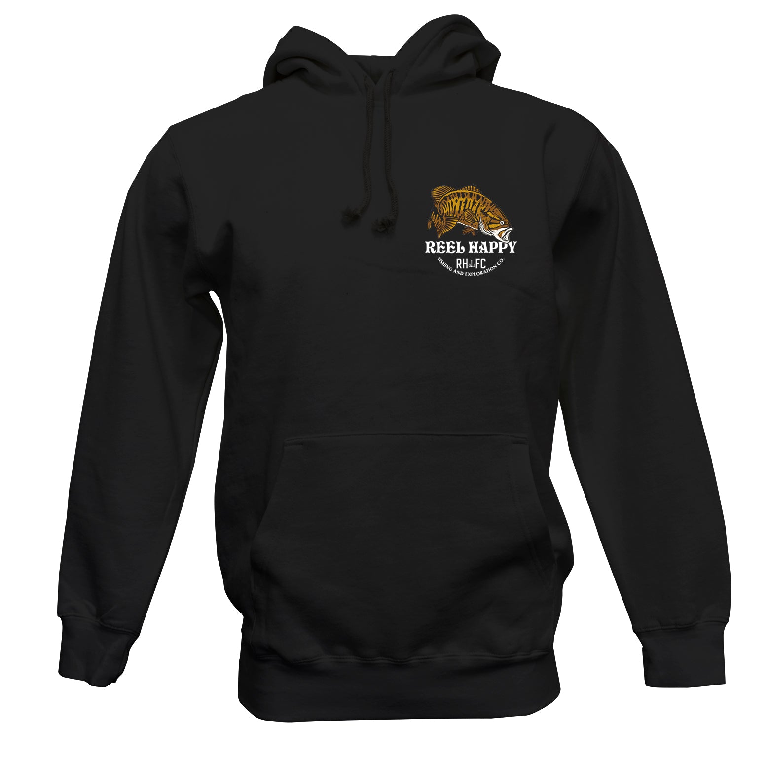 deps BASS FISHING FREAK HOODIE限定販売品 deps_bassfreakhood_black_002_f