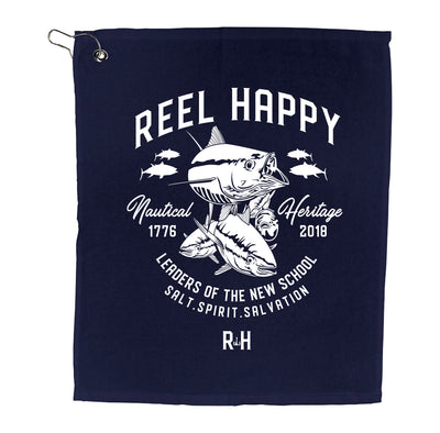 True School Towel - Navy - Reel Happy Co