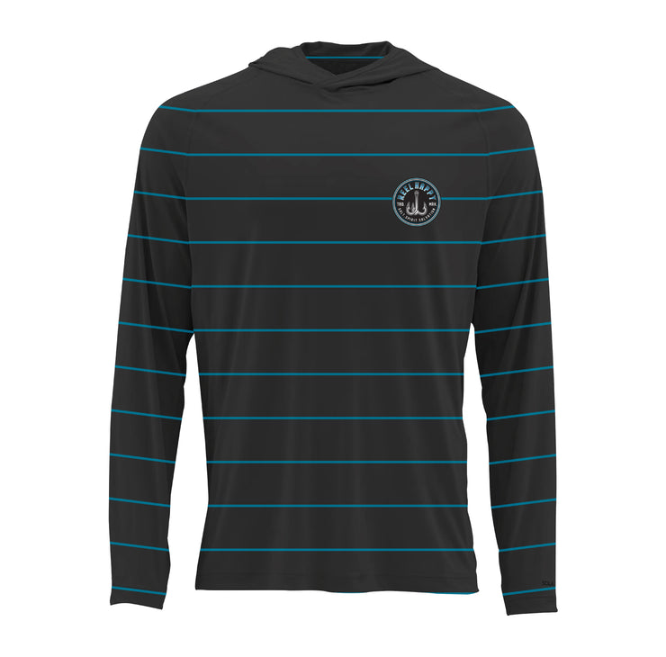 Treble Fade Hooded UPF 40+ - Black