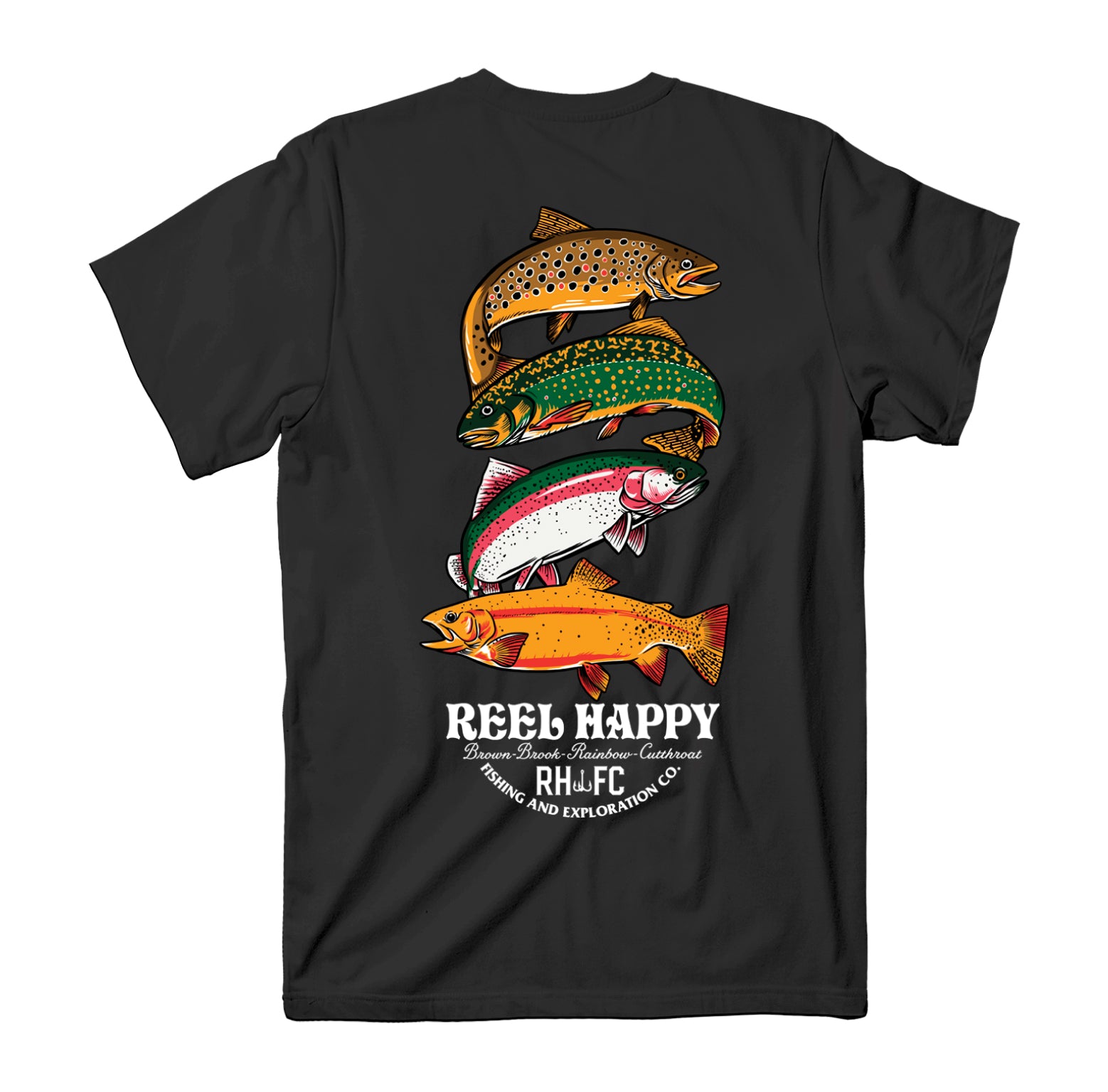 Reel Happy Co | Trout Stack Tee