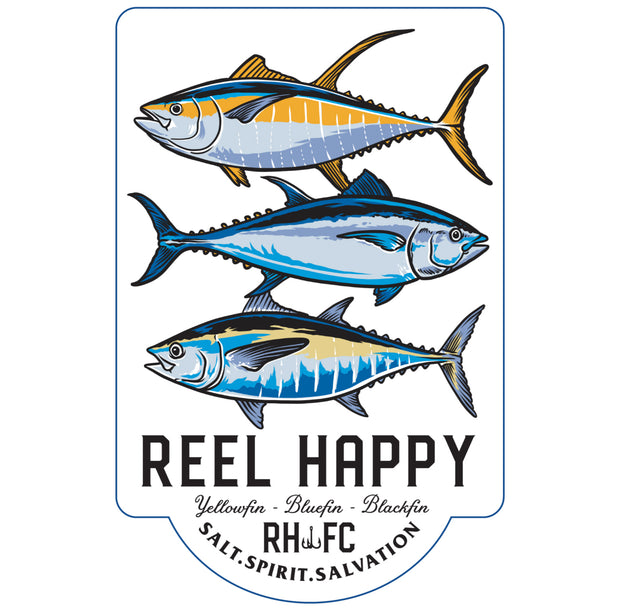 Tuna Stack Sticker - Reel Happy Co
